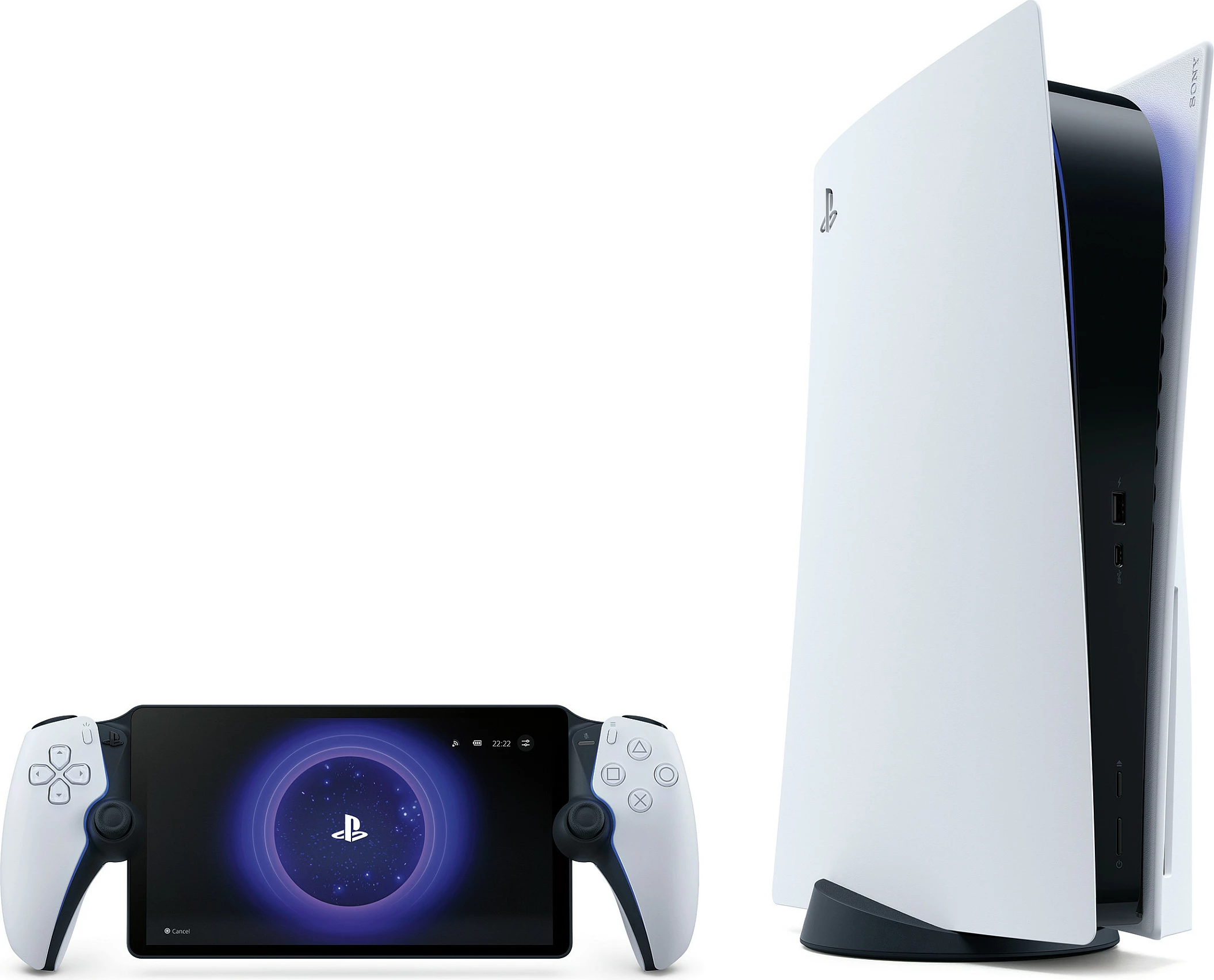 Remote player Sony PlayStation Portal, për PlayStation 5, ekran 8", Wi‑Fi, i bardhë