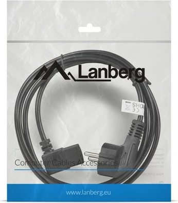Kabllo fuqie Lanberg CA-C13C-12CC-0018-BK, e zezë 2 m