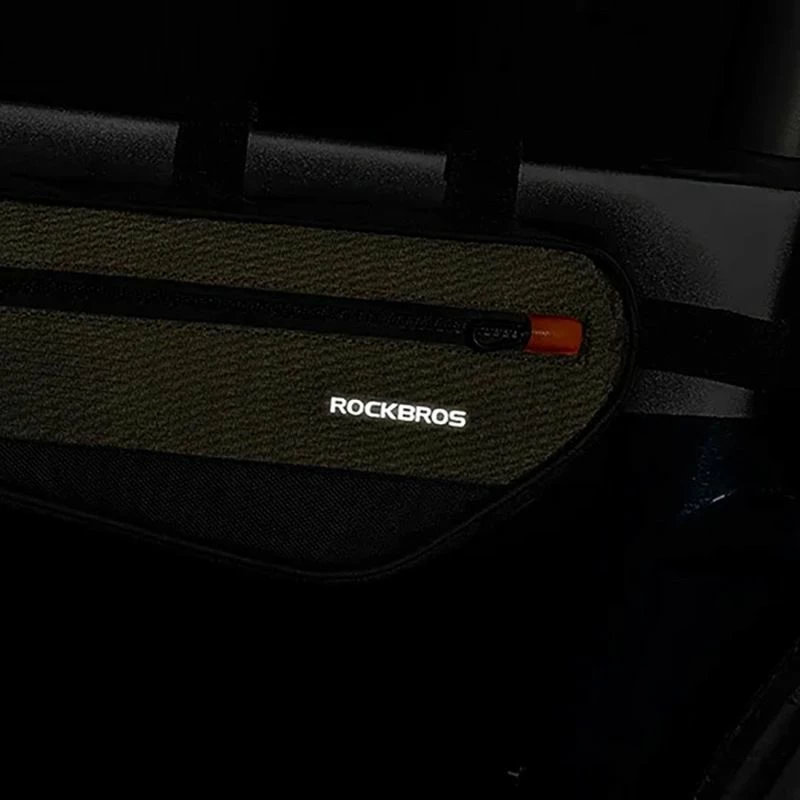 Çantë kornize biçiklete Rockbros 30120079001, gjelbër e zezë