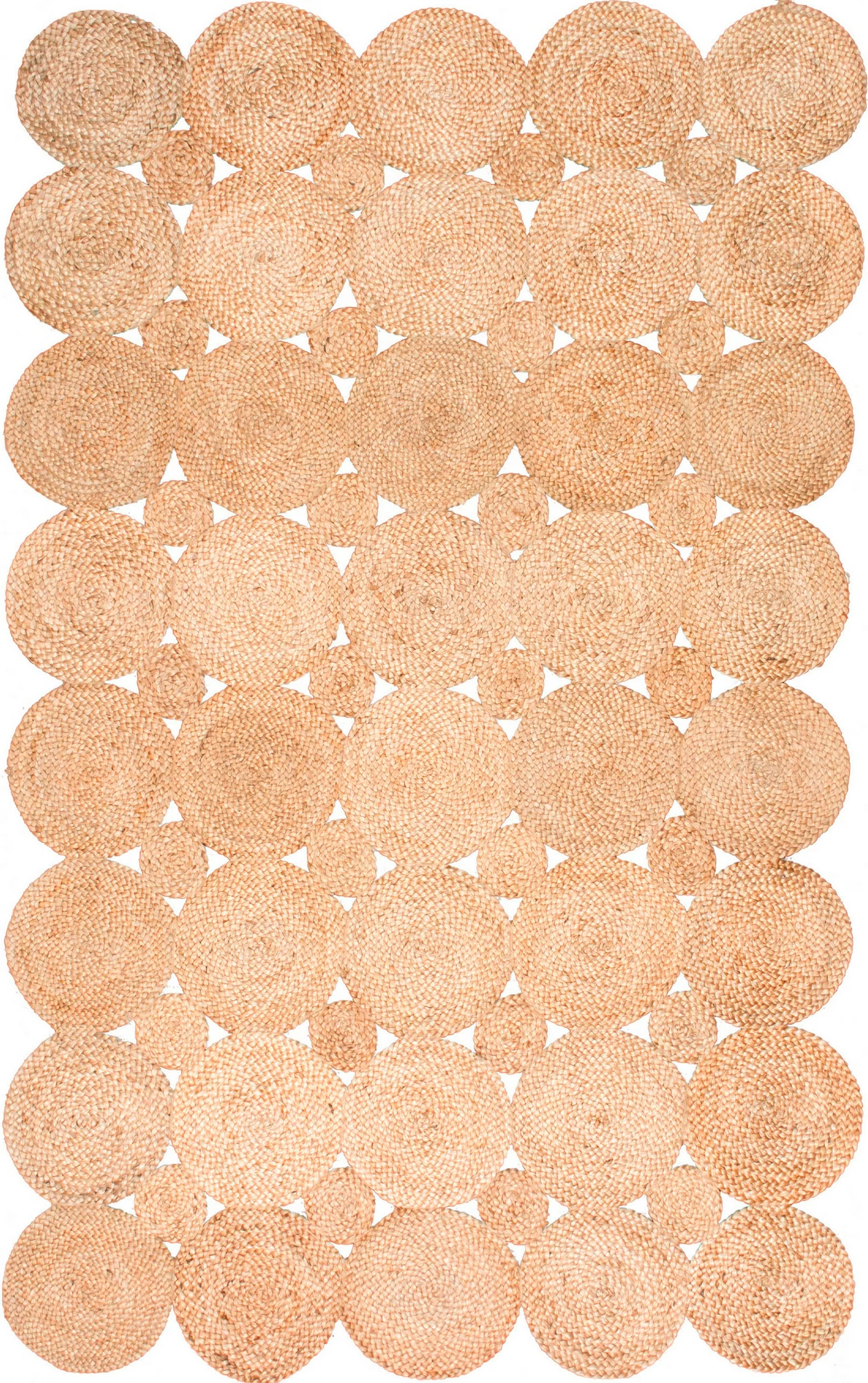 Qilim jute i dorëndërthurur, ngjyrë natyrale, 200x290cm, Conceptum Hypnose, 00011A