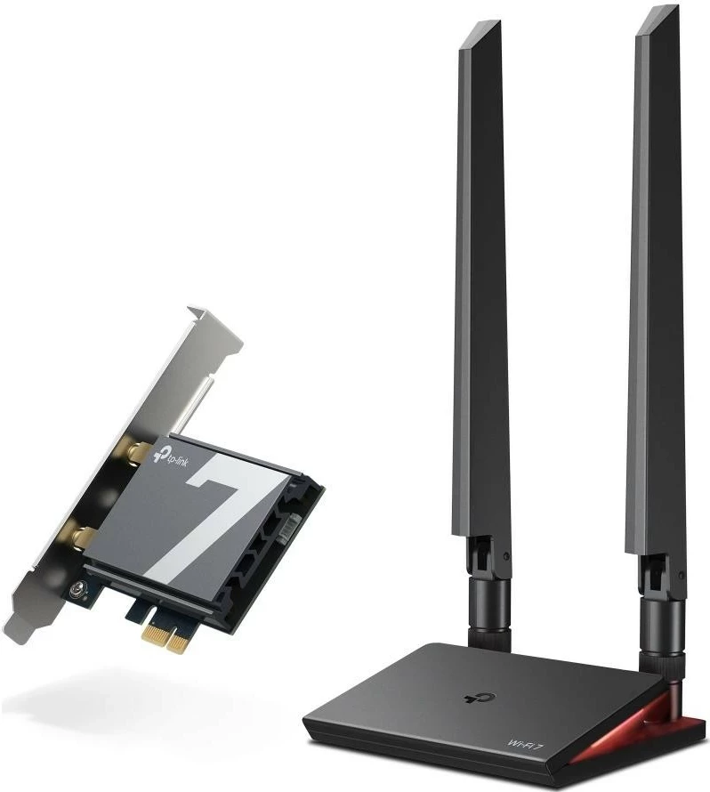 Adapter WiFi TP-Link Archer TBE550E, PCI-E, WiFi 7, Bluetooth 5.4, i zi