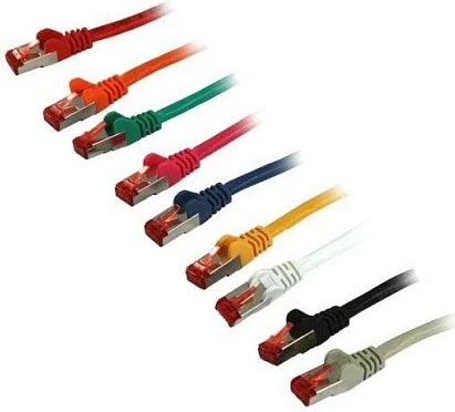 Kabllo rrjeti Synergy21 RJ45 CAT6 0.15m 250MHz S/FTP LSZH, kaltër