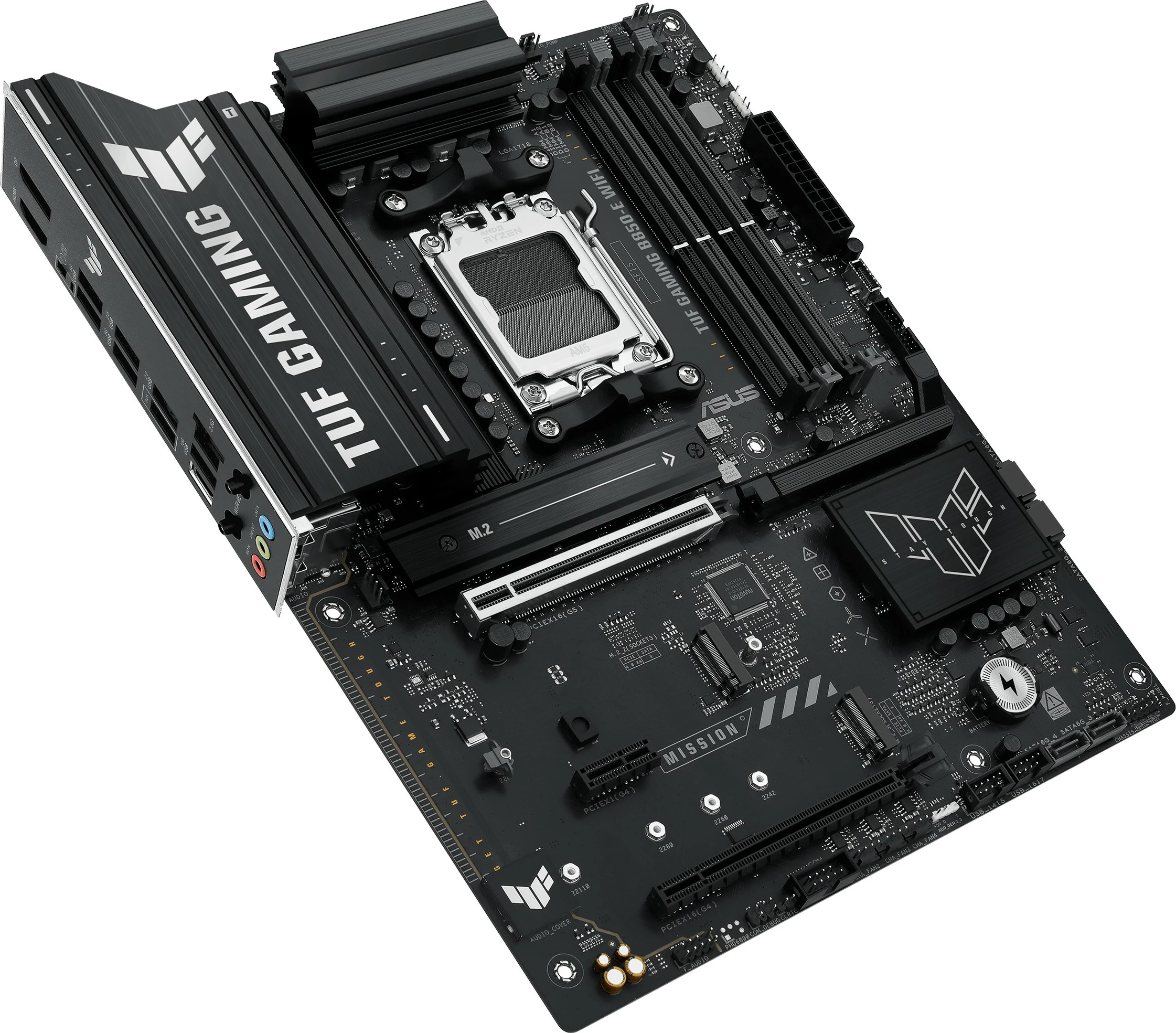 Pllakë amë ASUS TUF GAMING B850-E WIFI, AMD, Socket AM5, DDR5, ATX, e zezë
