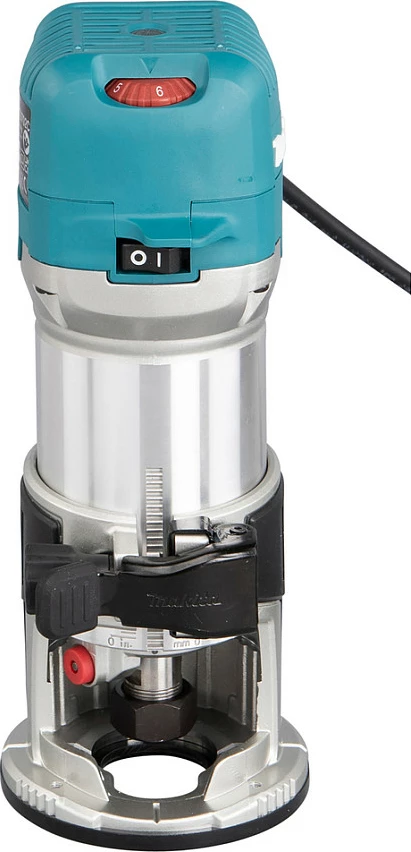 Frezë dore Makita RT0702C, 710W, 6/8 mm, 10000-34000 RPM, gjelbër/hiri