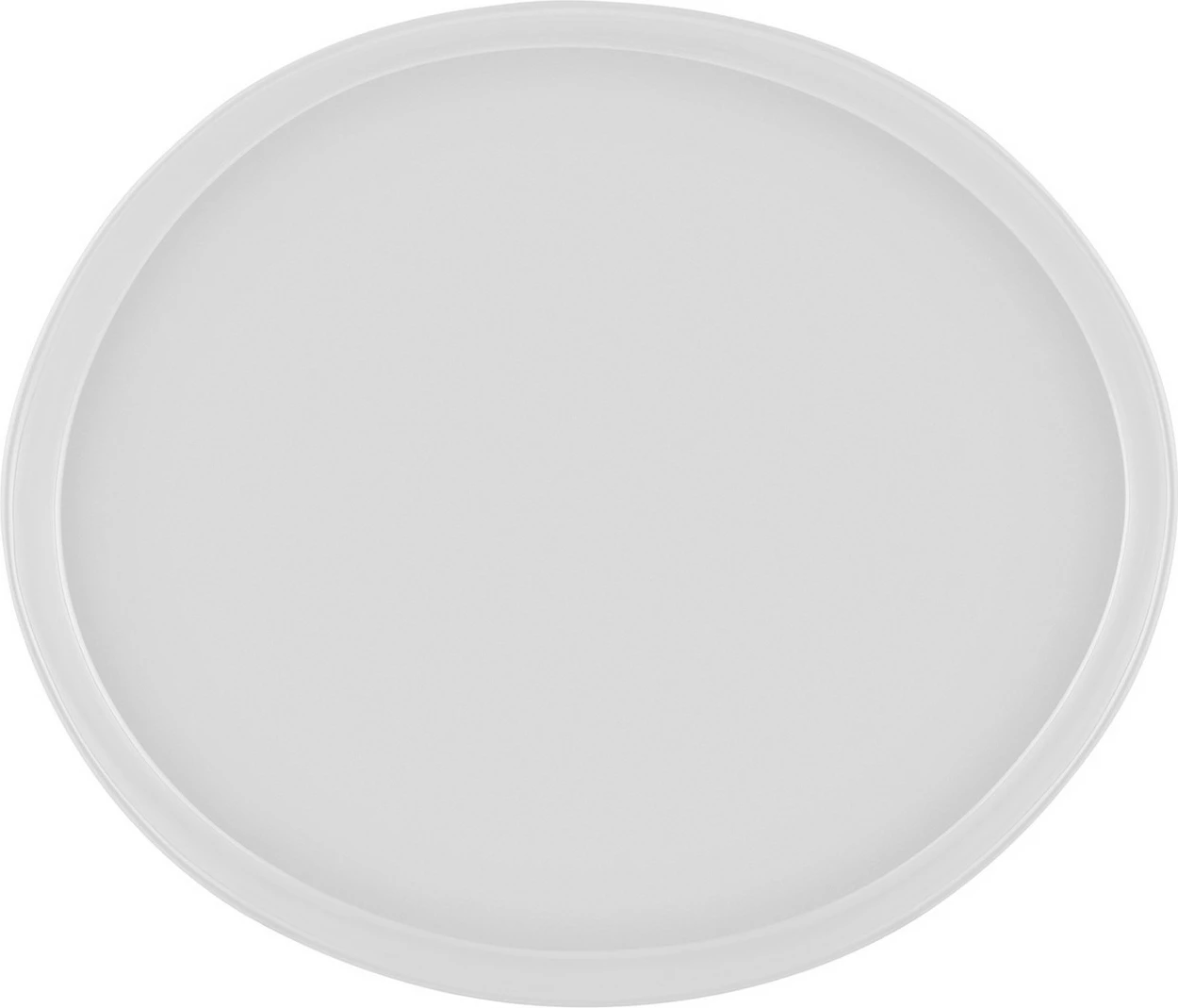 Pjatë shërbimi porcelani, e bardhë, Hermia, CTT0008, 23x27x2cm