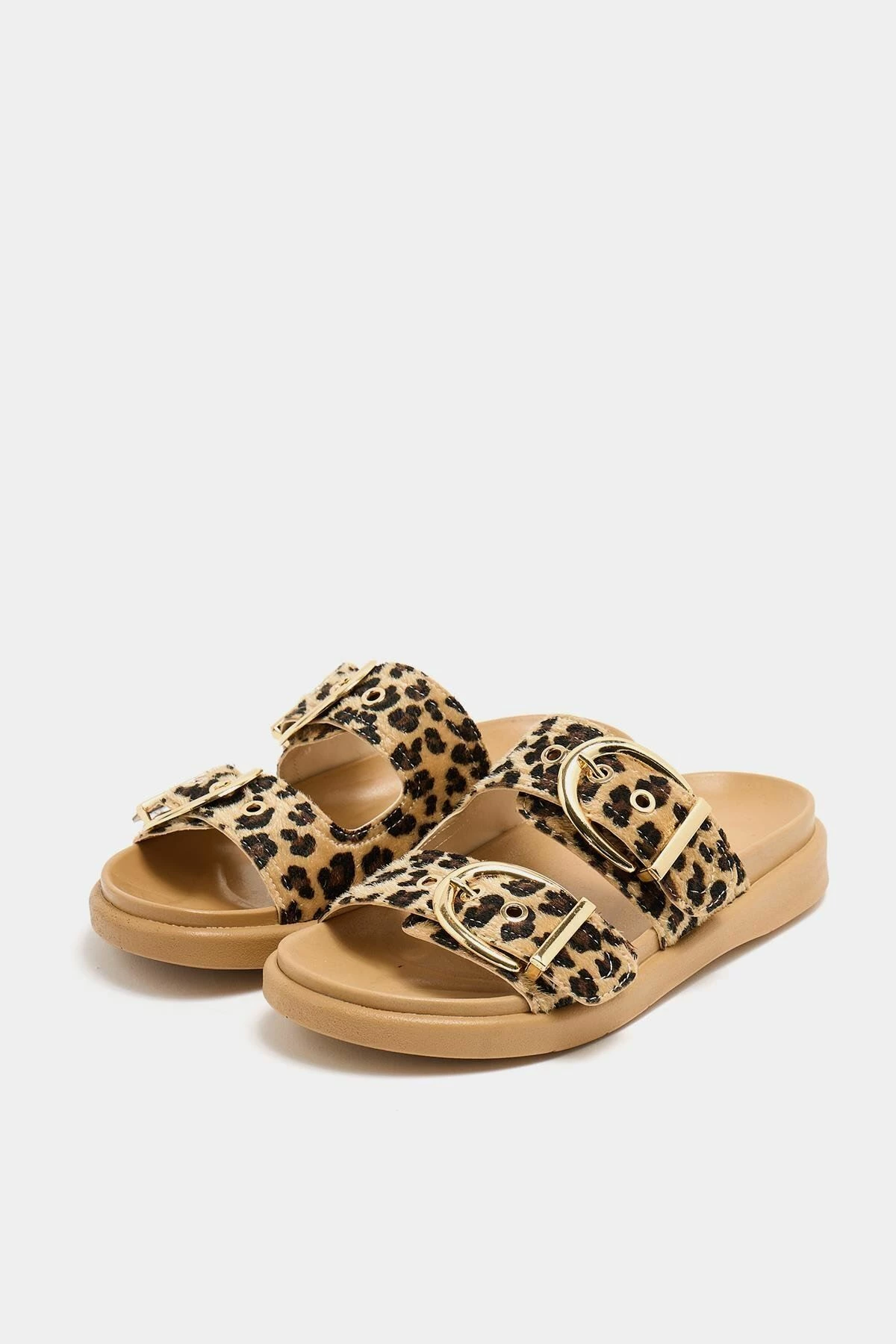 Pantofla për gra Jumeon, leopard, mink, MK1340125YR20-002