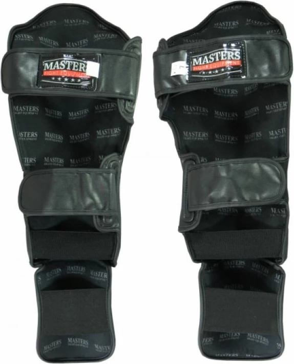 Mbrojtës për këmbë dhe shin - Masters, për meshkuj, të zezë