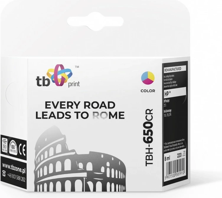 Toner TB Print TBH-650CR për HP DeskJet 2515, me ngjyra