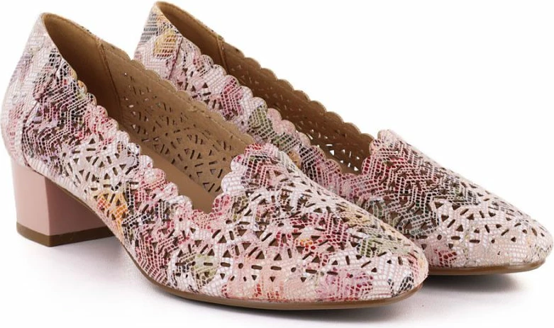 Këpucë me taka për femra Potocki 26-12393, shumëngjyrëshe