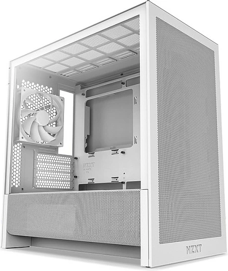 Kasë NZXT H9 H3 Flow, Midi Tower, micro ATX/Mini-ITX, mesh, xham i temperuar, e bardhë