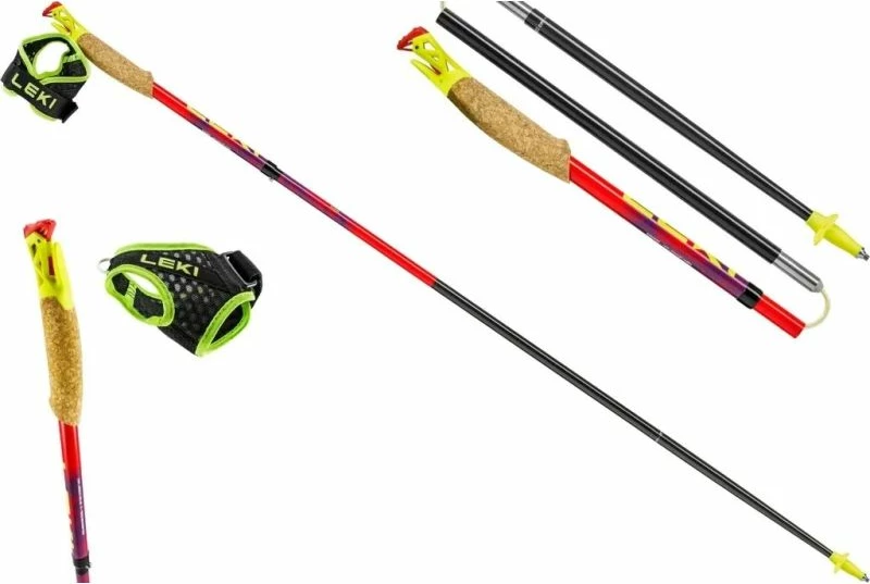 Shkopinj trail running Leki TRL ULTRATRAIL FX ONE 115cm, të kuq