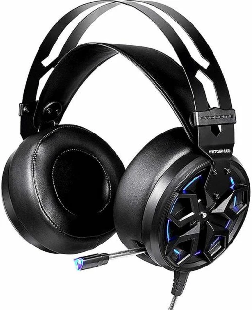 Kufje për Gaming me mikrofon, Motospeed H60, të zeza