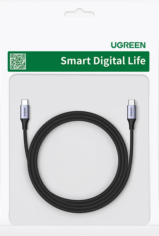 Kabllo USB Type-C Ugreen 90440 US535, 2m, 240W, Gri