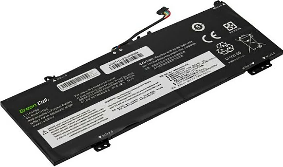 Bateri laptopi Green Cell për Lenovo IdeaPad 530S-14ARR/530S-14IKB dhe Yoga 580, 5800mAh, e zezë