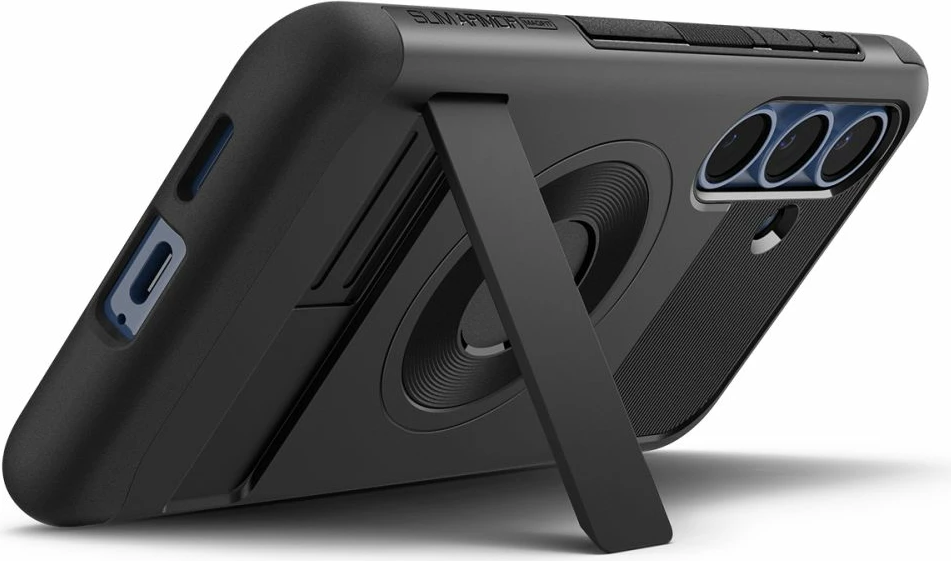 Mbështjellës Spigen Slim Armor për Samsung Galaxy S25+, MagSafe, i zi