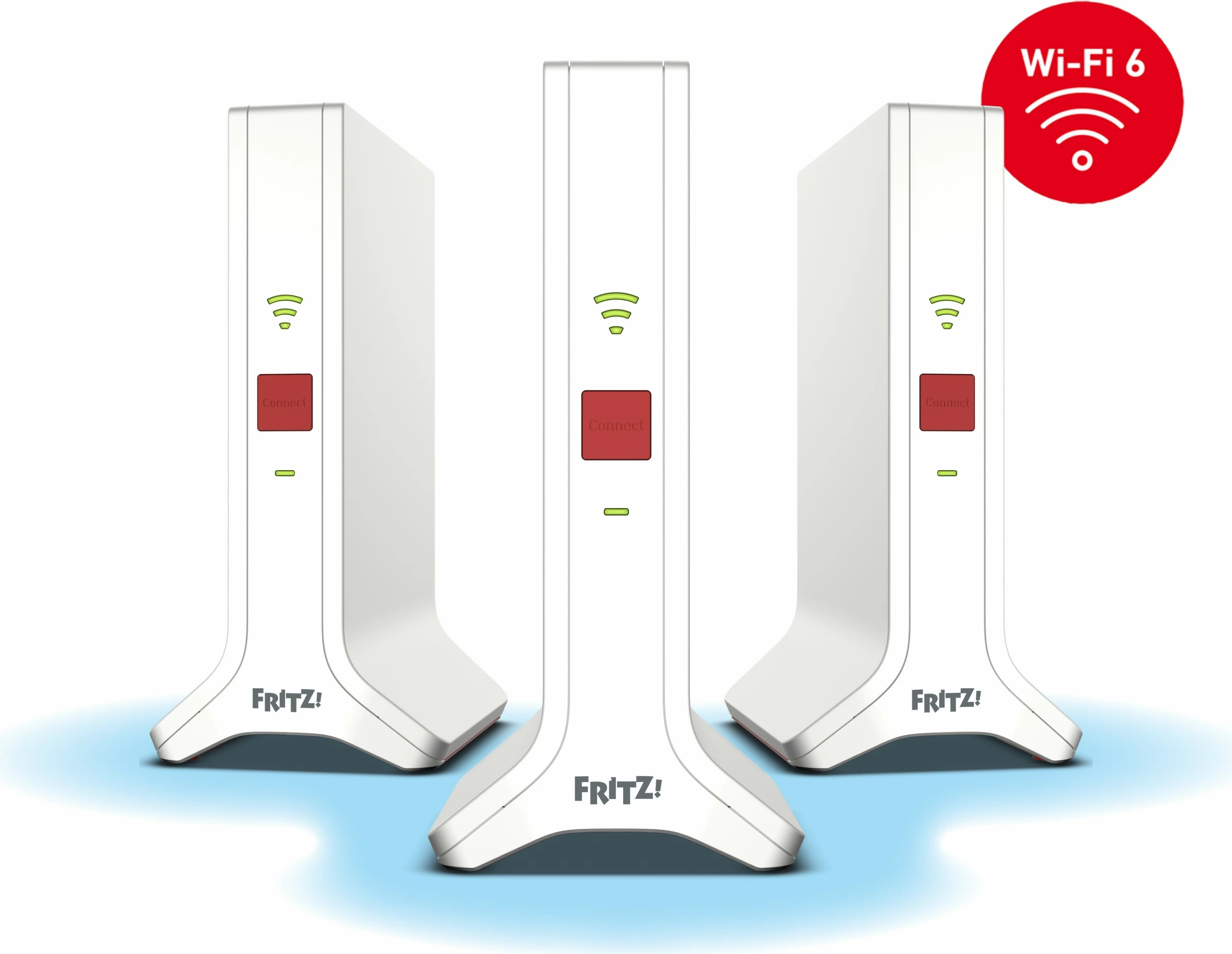 Mesh Wi-Fi set AVM FRITZ! 4200 3-pack, Wi-Fi 6, i bardhë