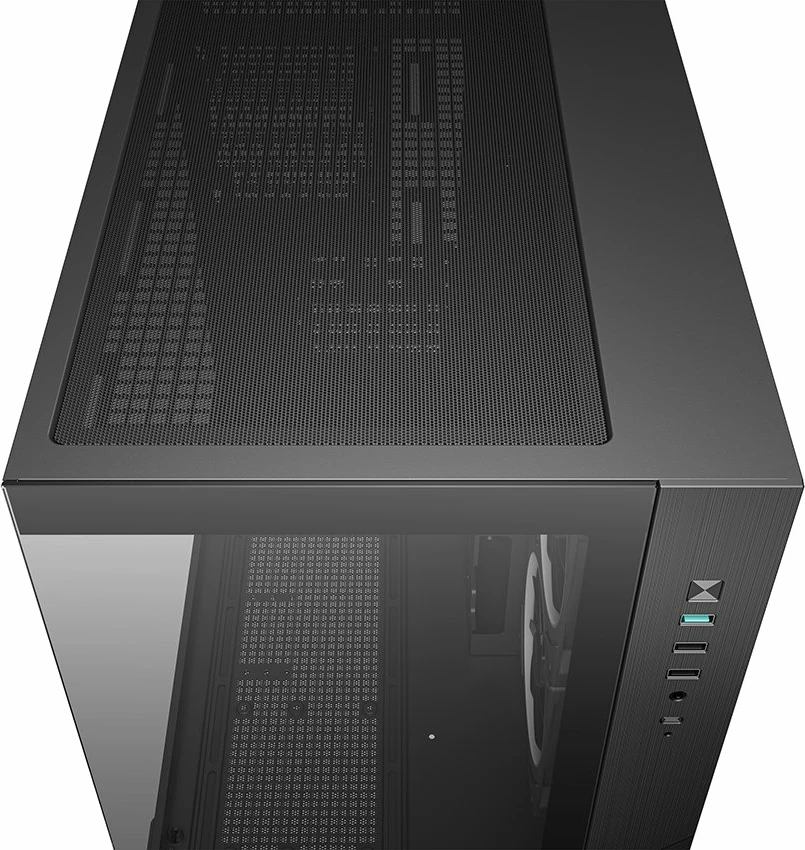 Kasë Deepcool CG330 3F Micro-ATX/ITX, 3x ARGB fan, xham i kalitur, Black