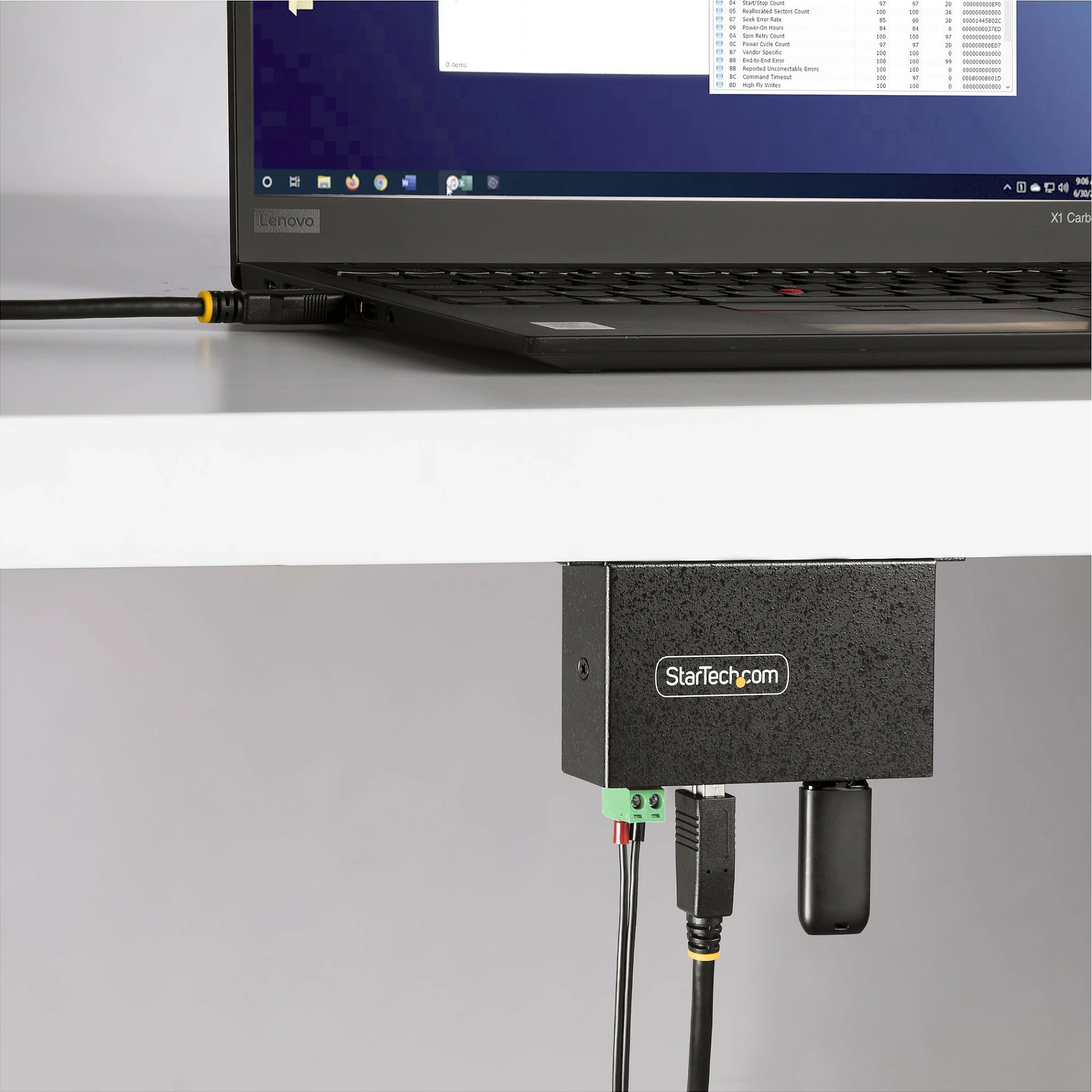 Hub USB StarTech 5G4AINDRM, 4 porta USB-A, USB 3.2 Gen 1 5Gbps, industrial, metal, i zi