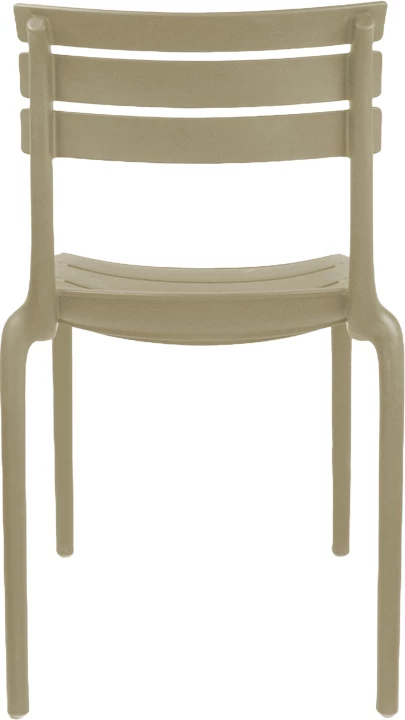 Karrige e grumbullueshme Almea, PP, ngjyrë kapuçino, 42.5x55.5x82cm