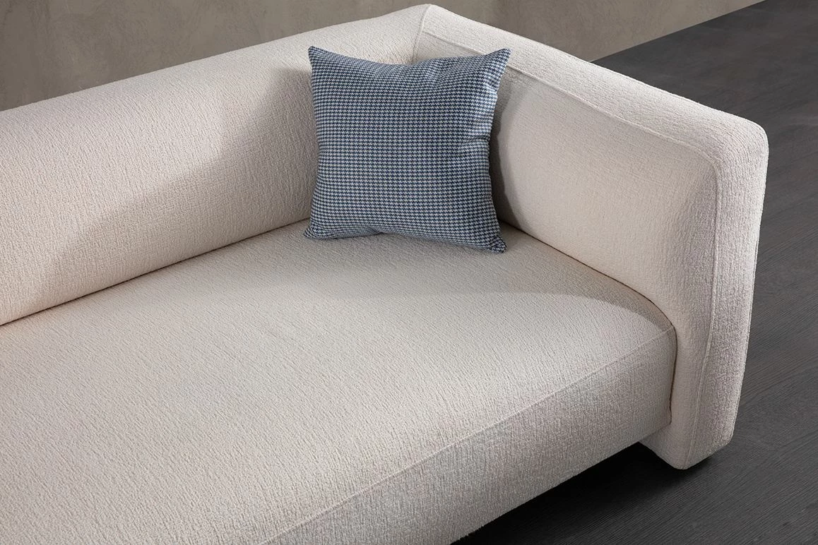 Divan treshe Rena 3, Atelier del Sofa, ngjyrë e bardhë
