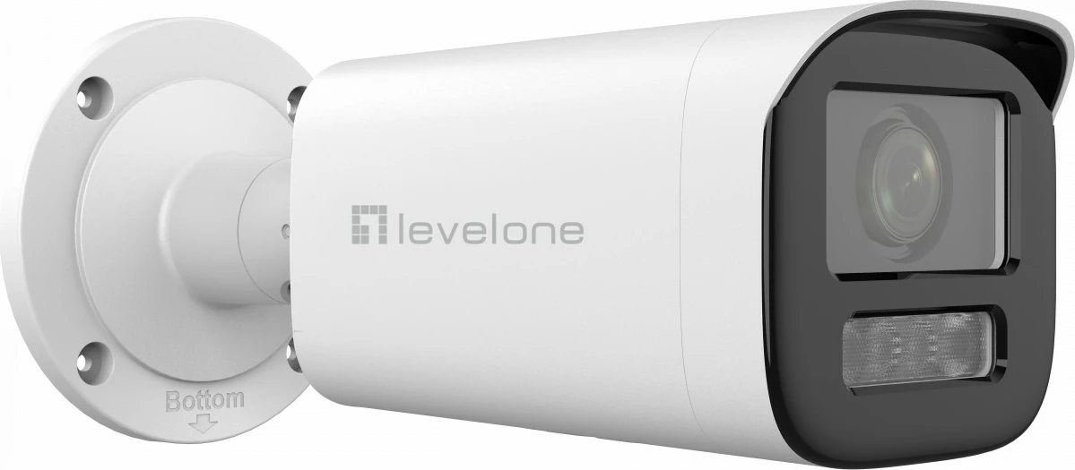 Kamerë IP LevelOne GEMINI Zoom, 2-MP, Zoom, H.265, e bardhë