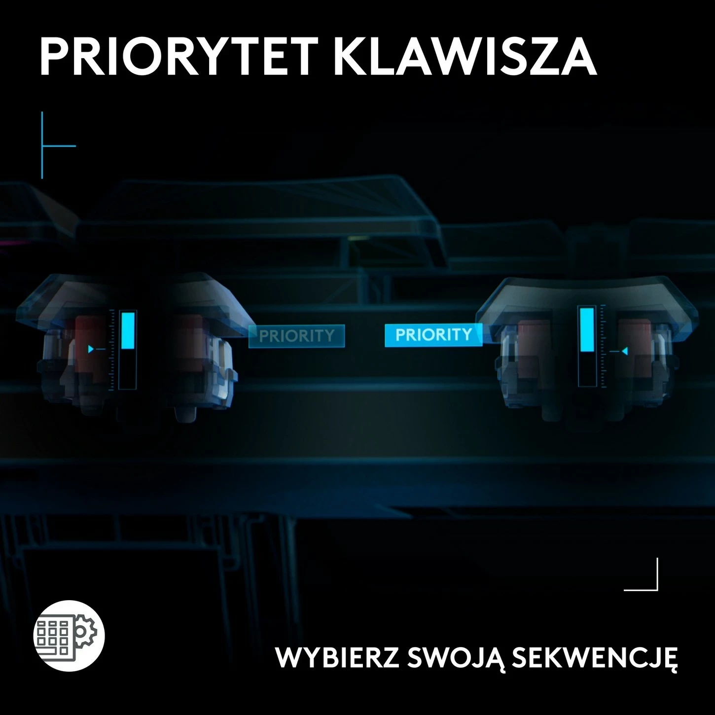 Tastierë gaming Logitech G515 TKL Rapid, RGB, USB, anglisht, e zezë