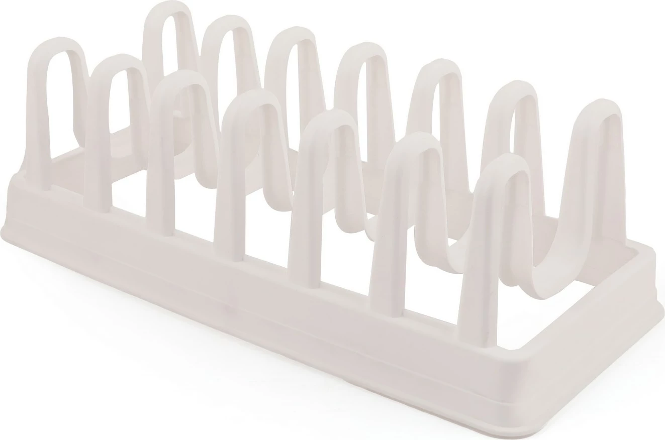 Mbajtës kapakësh tenxheresh Hermia, i bardhë, PLTN116