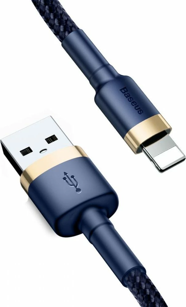 Kabllo USB-A në Lightning Baseus CALKLF-CV3 2 m, blu, 1 copë