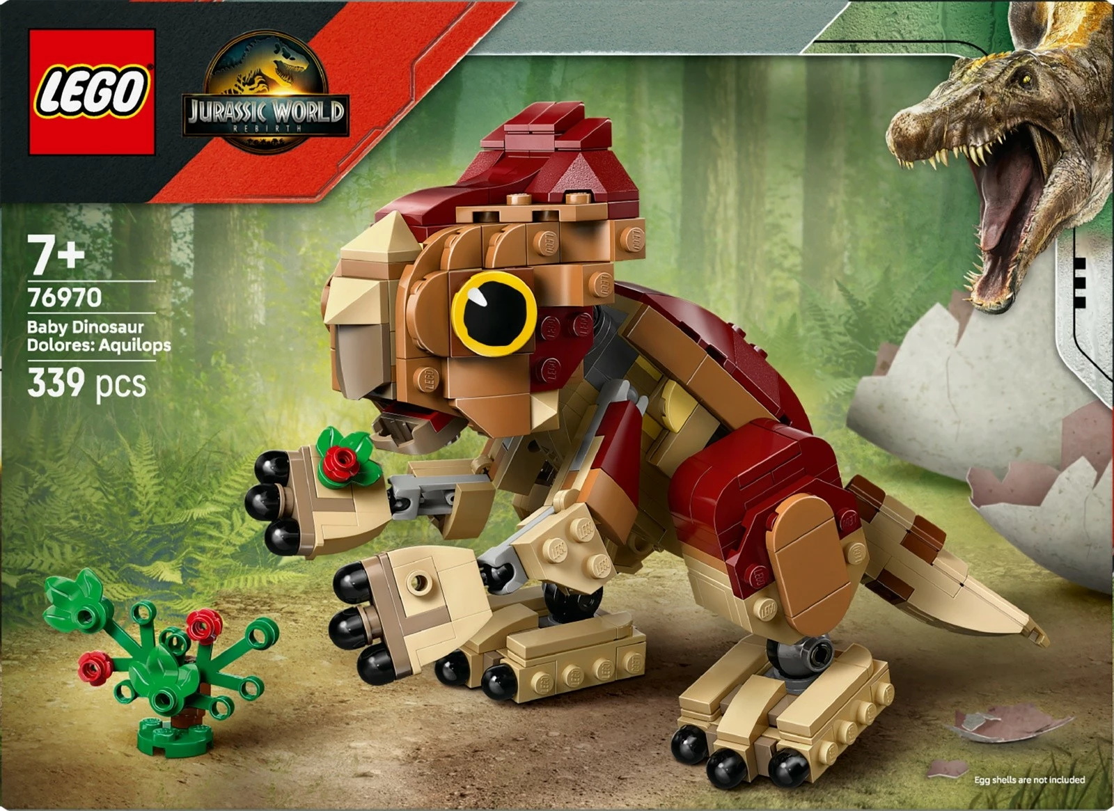 Set LEGO Jurassic World 76970 Little Dinosaur Dolores: Aquilops, 339 pjesë