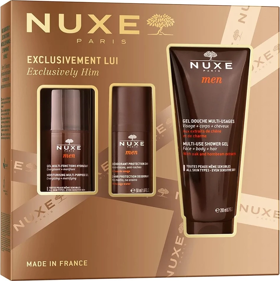 Set multifunksional për meshkuj Nuxe Exclusively Him, 3 copë
