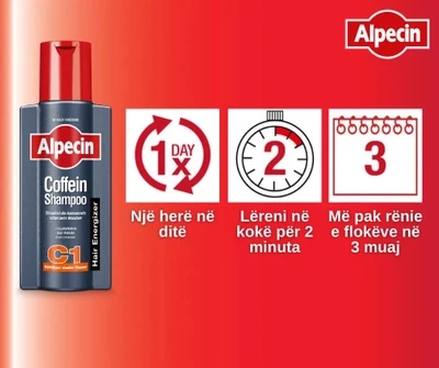 Shampo kundër rënies së flokëve Alpecin Caffeine C1, 250ml