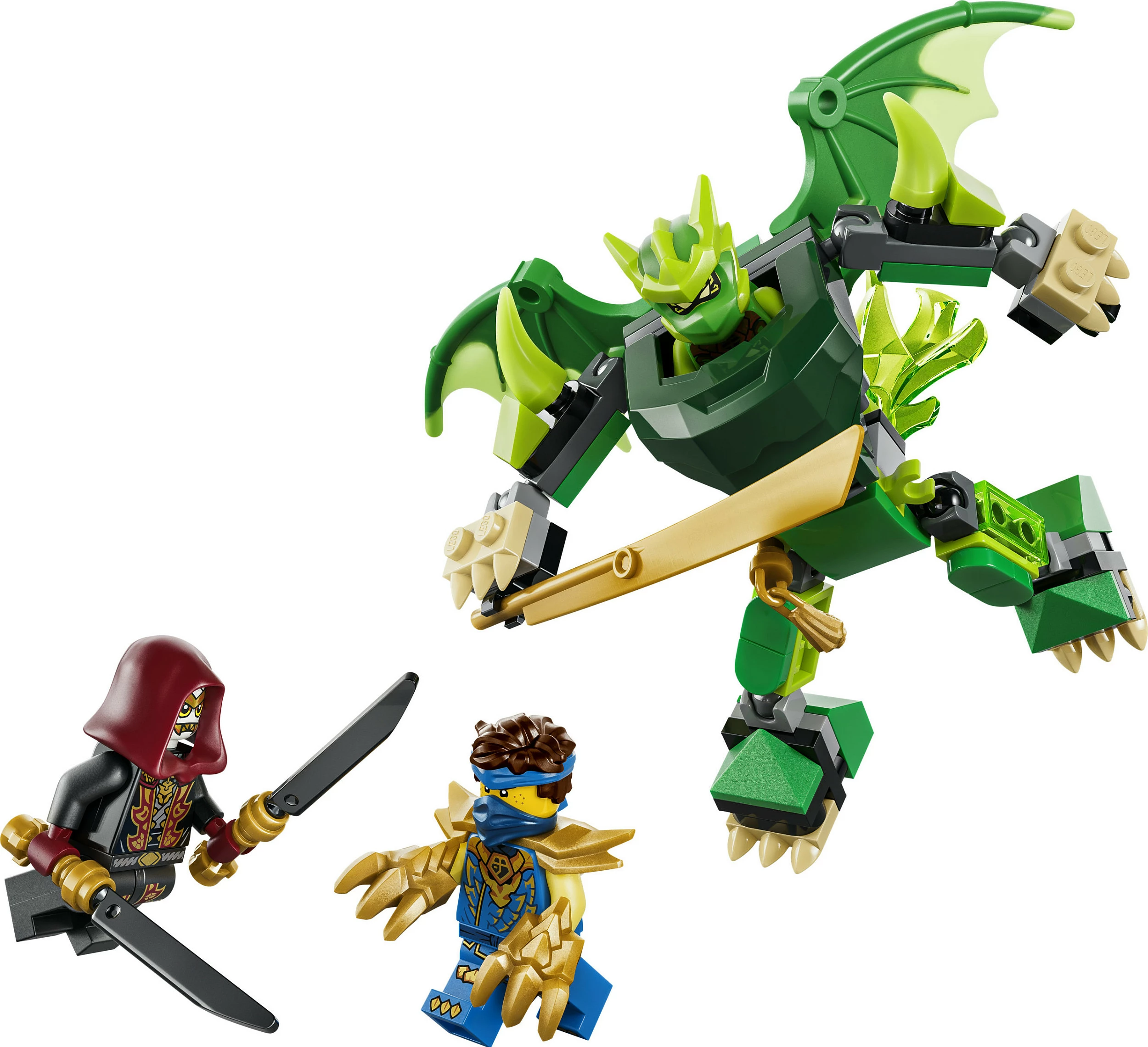 Set ndërtimi LEGO NINJAGO 71862 Lloyd's Dragon Mech Battle Pack, 81 copë, shumëngjyrësh