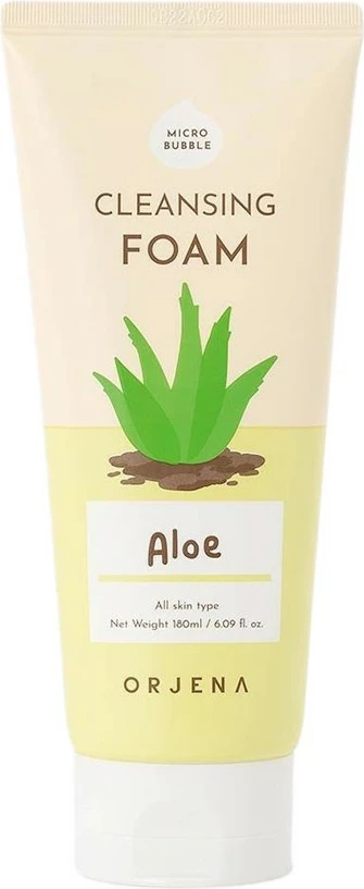 Shkumë pastruese për fytyrë Orjena Aloe Soothing and Moisturizing për femra, 180ml