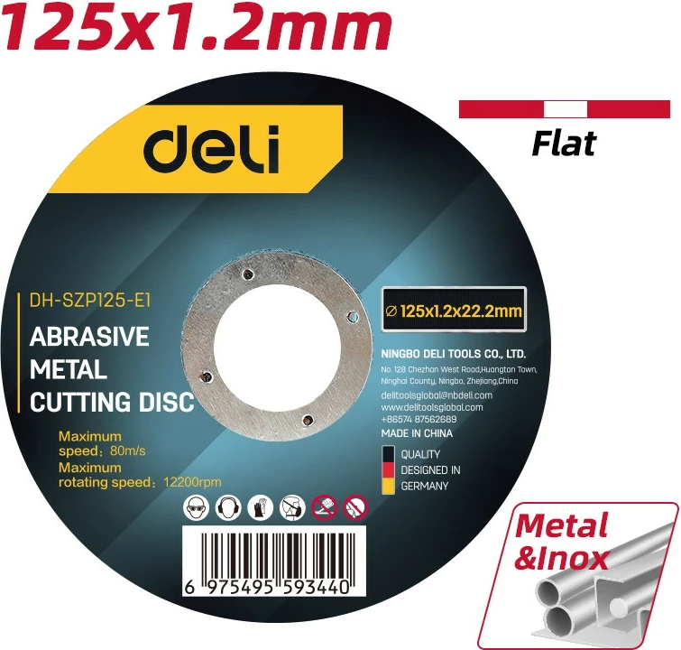 Deli Disk Gerryes 125X1.2X22.2Mm Dh-Szp125-E1