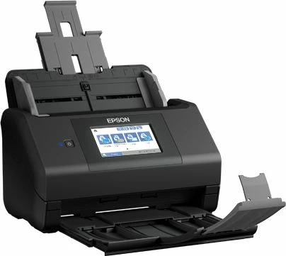 Skaner Epson WorkForce ES-580W (B11B258401), A4, Wi‑Fi, touchscreen 10.9 cm, ADF 100 fletë, 600 dpi, zi