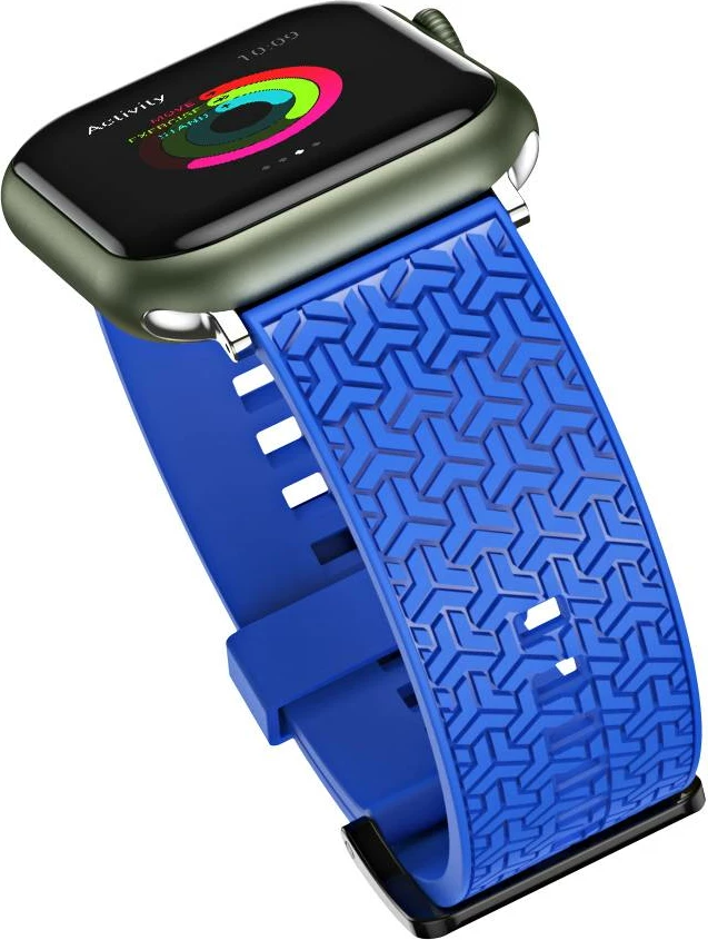 Rrip për smartwatch Hurtel Strap Y për Apple Watch 42/44/45mm, TPU, Blu