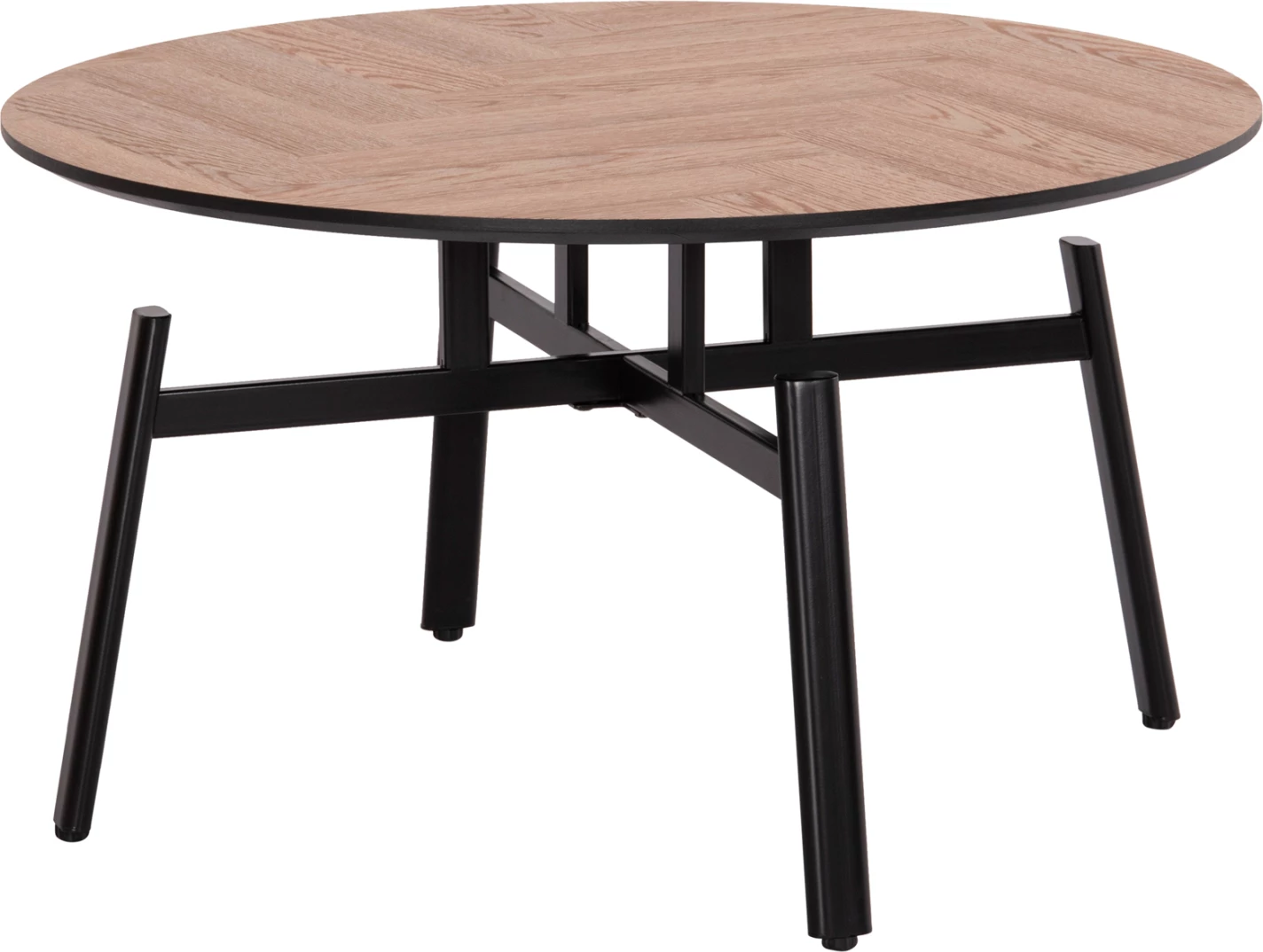 Tavolinë kafeje rrotulluese, këmbë metalike, ngjyrë Sonama, FH18035.03, Φ80x45.5 cm