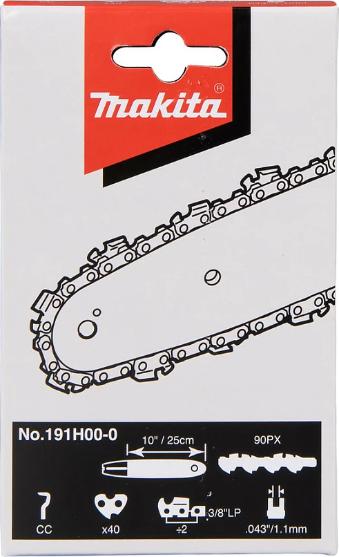 Zinxhir sharrë Makita 191H00-0, 25 cm, 3/8", 1.1 mm, 40 dhëmbë
