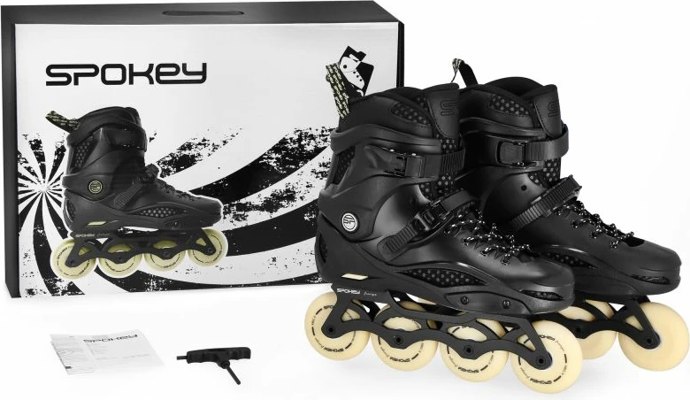 Rollera për meshkuj dhe femra Spokey, të zezë me të verdhë