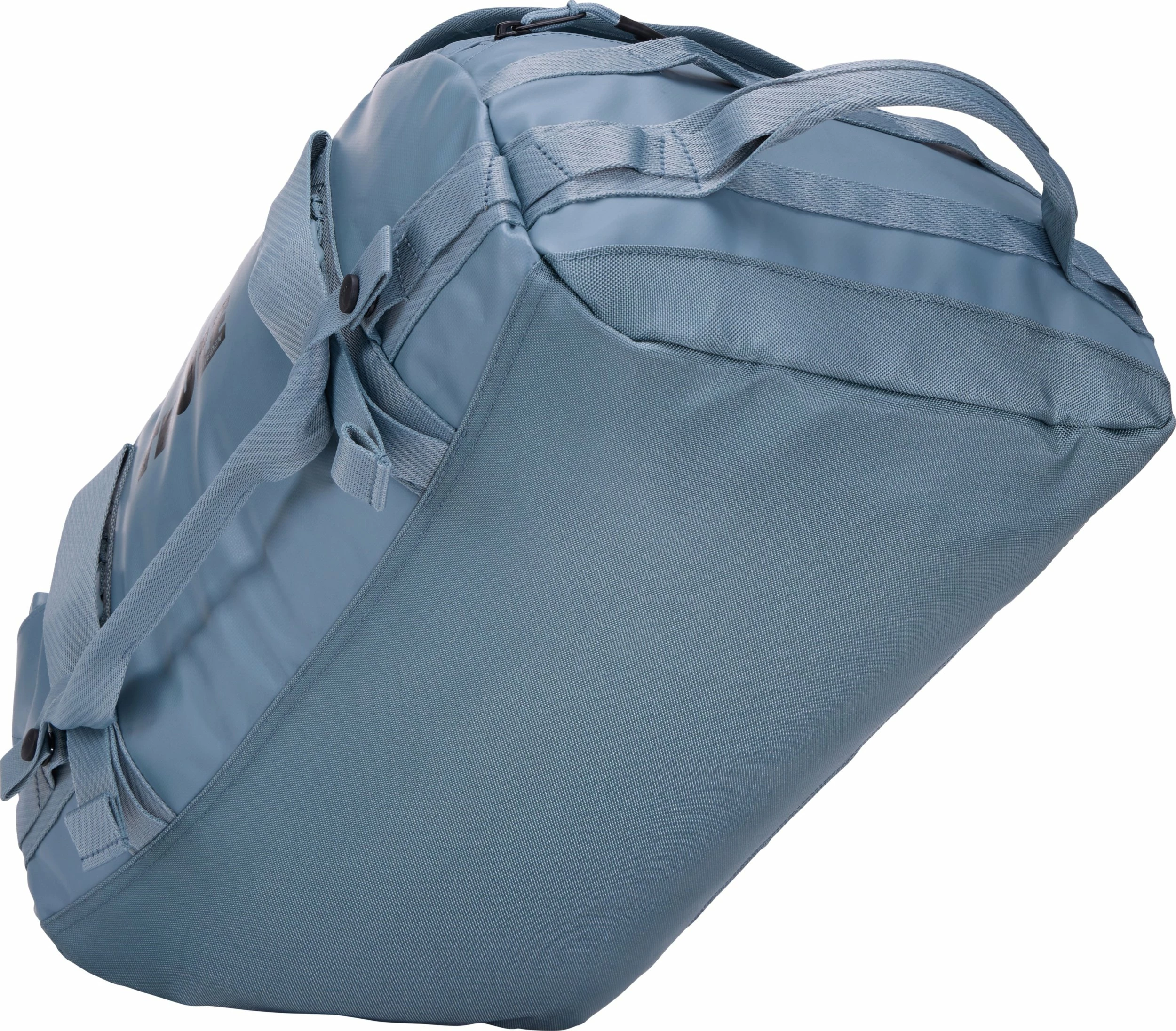 Çantë udhëtimi/duffel Thule Chasm 30L, 2-në-1 duffel + backpack, waterproof, poliester i ricikluar, Pond Gray