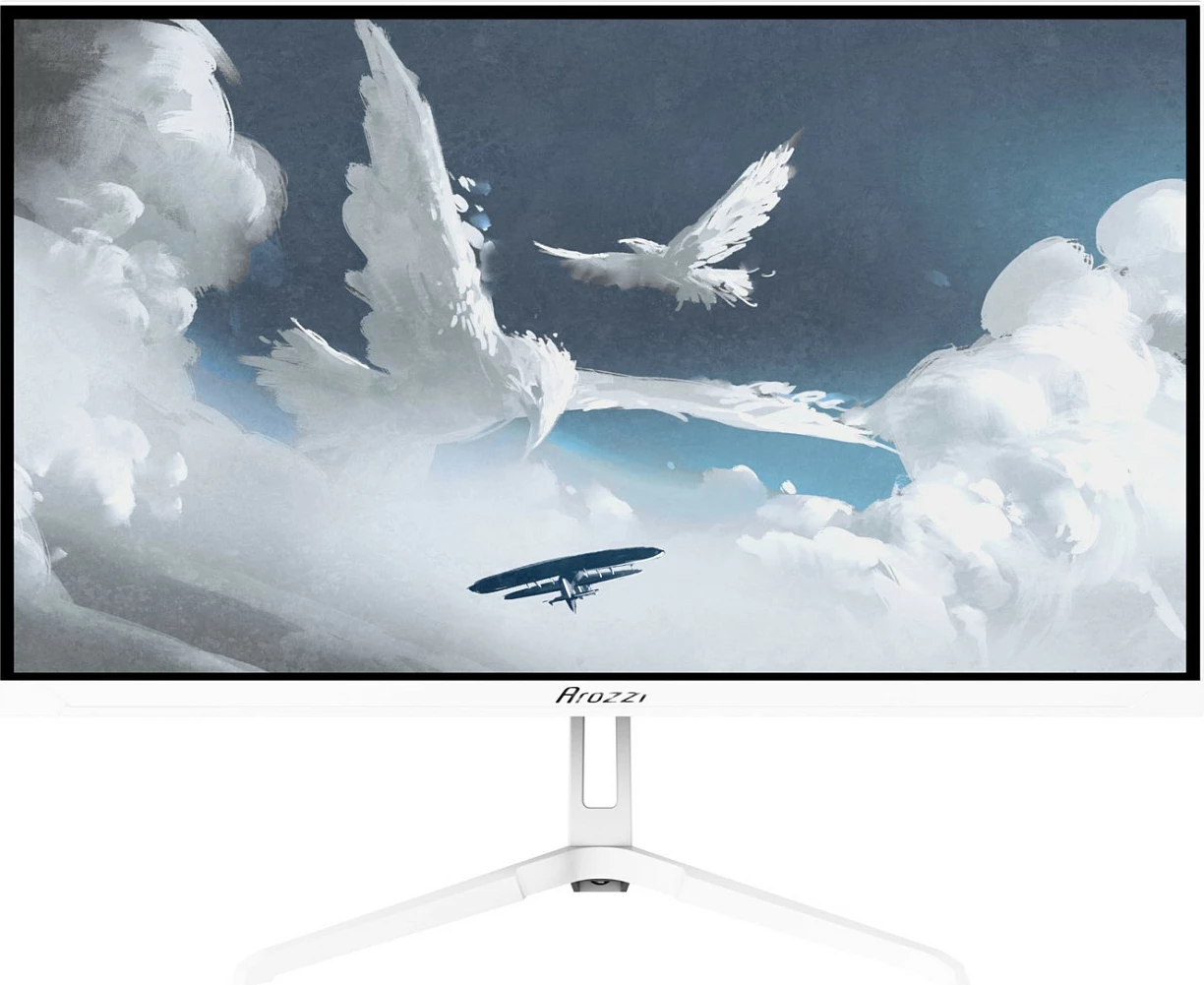 Monitor Arozzi Nova 24", Full HD, IPS, 200Hz, 1ms, HDR, i bardhë