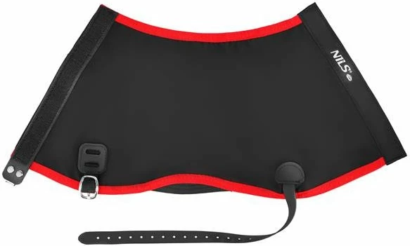 Mbrojtëse këmbësh për trail running Nils Camp NC17113, madhësi universale, e zezë-kuqe