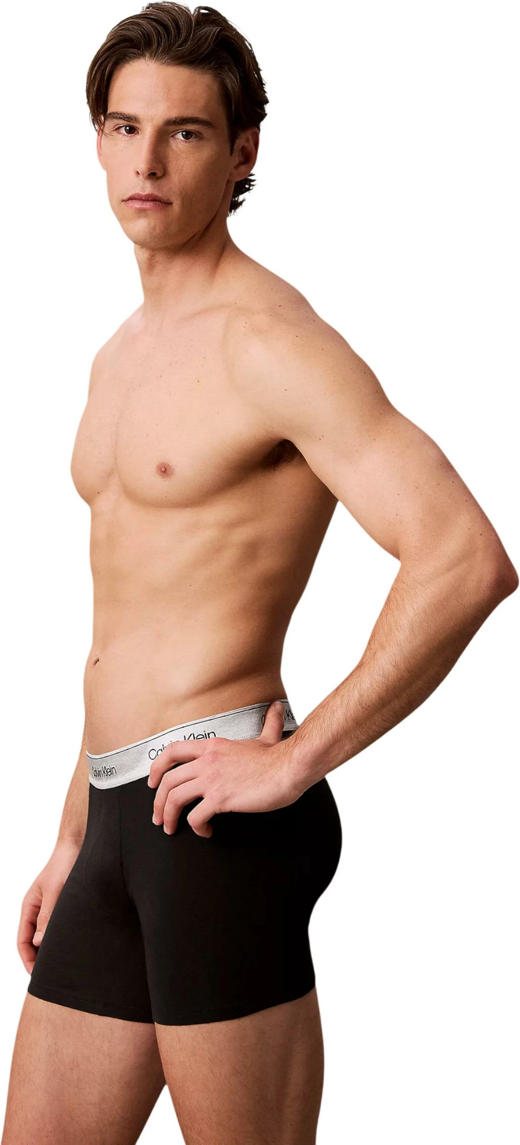Të brendshme për meshkuj Calvin Klein Underwear LV00NB4576, të zeza - argjendta [Madhësia: S]