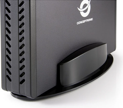 Kasë e jashtme për HDD Conceptronic 3.5" SATA, USB-A 2.0, me adapter rryme, e zezë