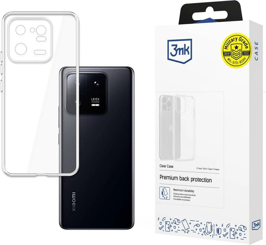 Mbështjellës 3mk Protection Clear Case për Xiaomi 13 Pro, Transparent