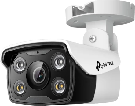 Kamerë sigurie rrjeti TP-LINK VIGI C340 (2.8mm) 4MP 2560×1440 PoE IP67 Full-Color, bardhë/zezë