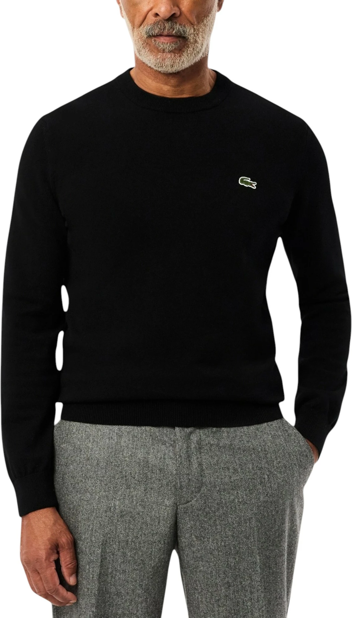 Xhemper për meshkuj Lacoste AH0128-00, i zi [Madhësia: L]