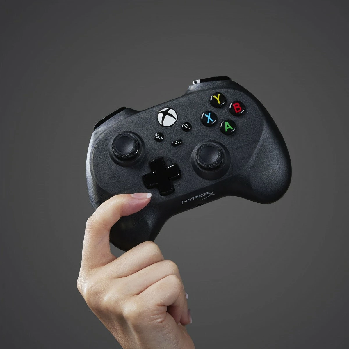 Kontroller gaming HyperX Clutch Tanto Mini WD 8B1S0AA, me kabllo USB-C, i zi, set me kabllo/adaptor