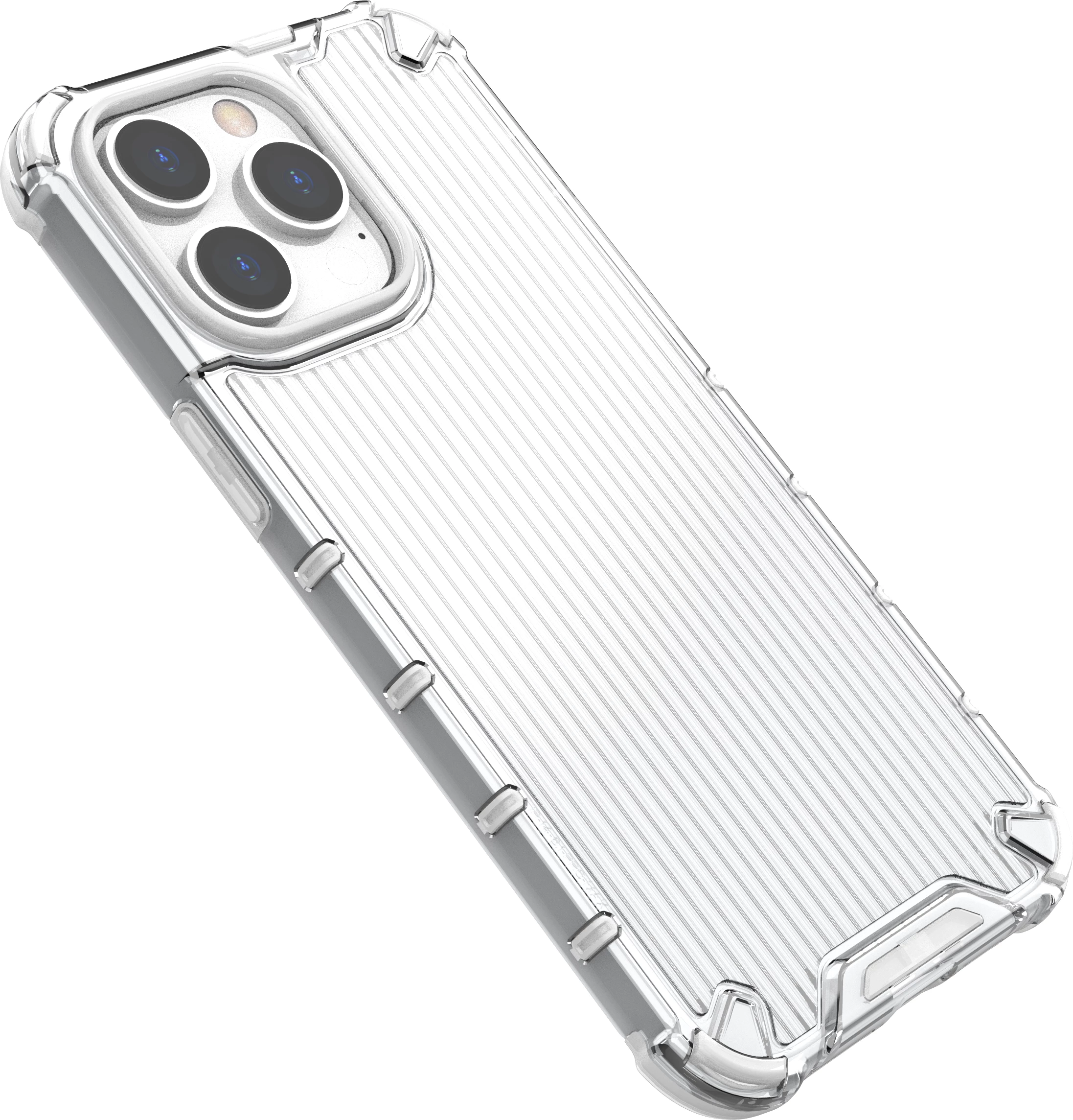 Mbështjellës Hurtel Ombre Protect Case për iPhone 13 Pro Max, rozë-kaltër