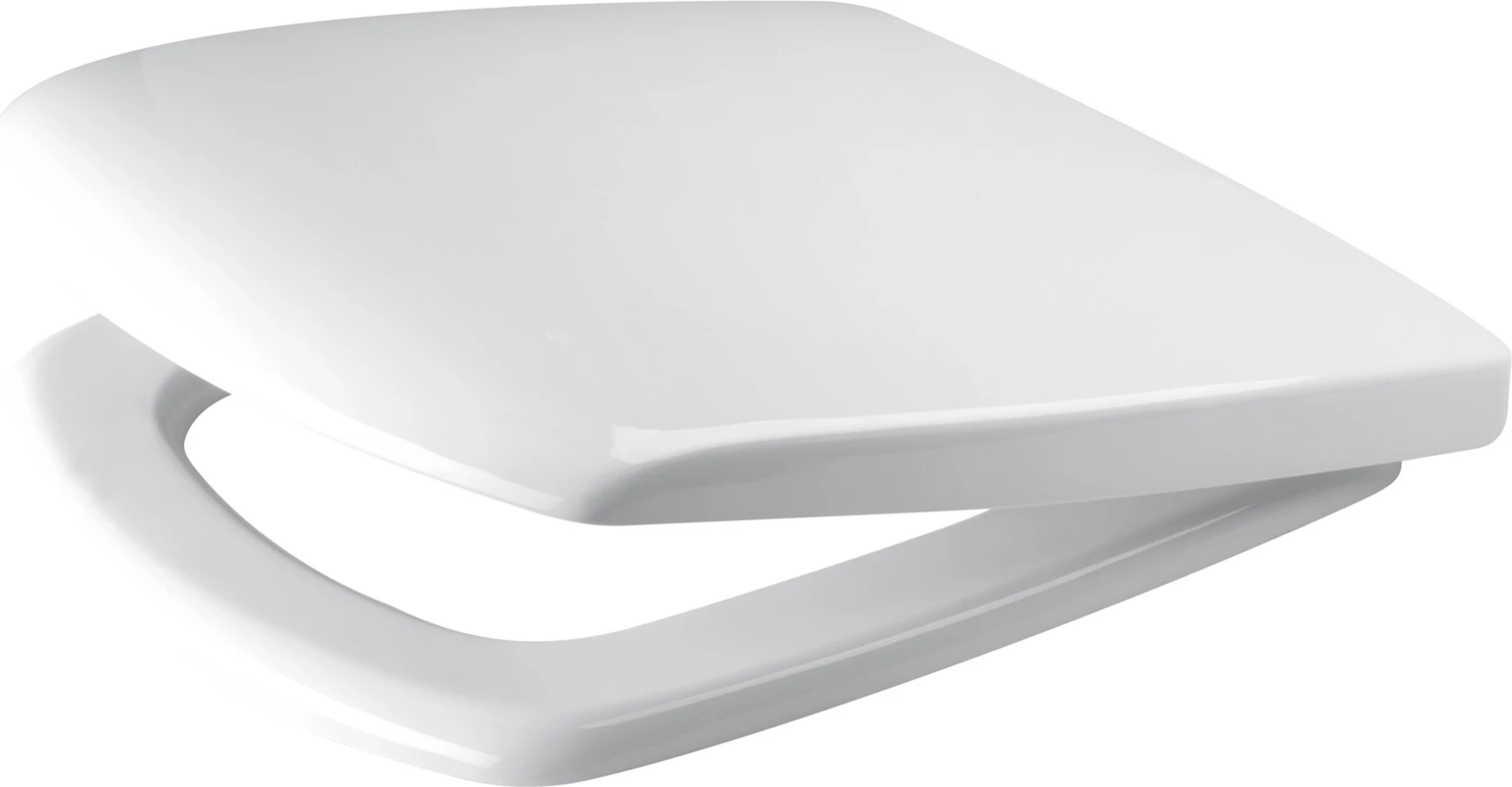 Kapak ulëse tualeti Cersanit Carina K98-0069, duroplast, soft-close, antibakterial, me shkëputje të shpejtë, i bardhë
